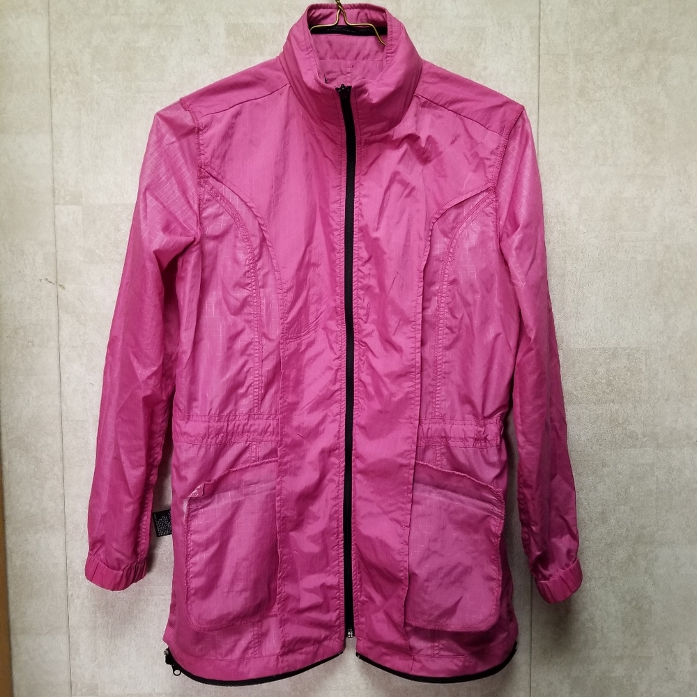 ✅#325P NWT Ubu Hot Pink Handbag Packable Jacket S